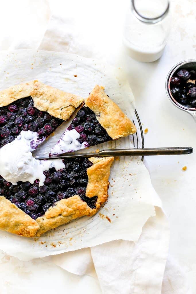 Vegan Blueberry Galette