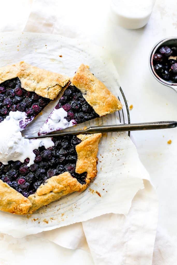 Vegan Blueberry Galette