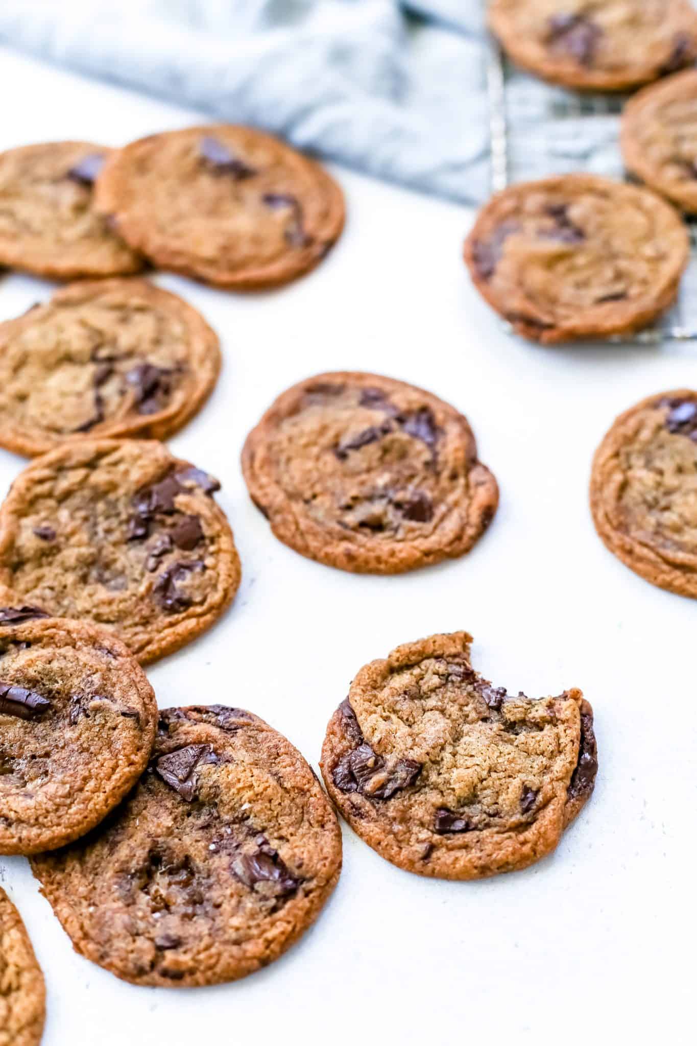 Vegan Toffee Chocolate Chip Cookies