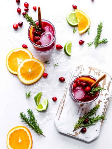 Cranberry Margaritas