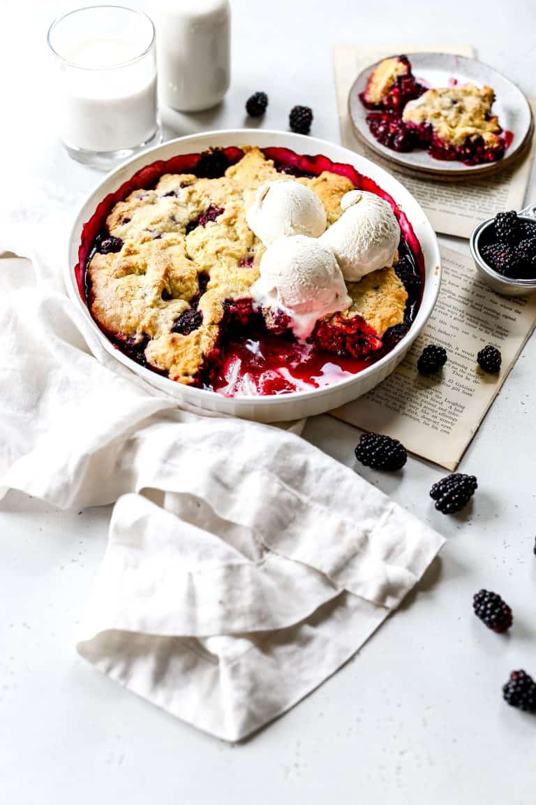 Vegan Blackberry Cobbler