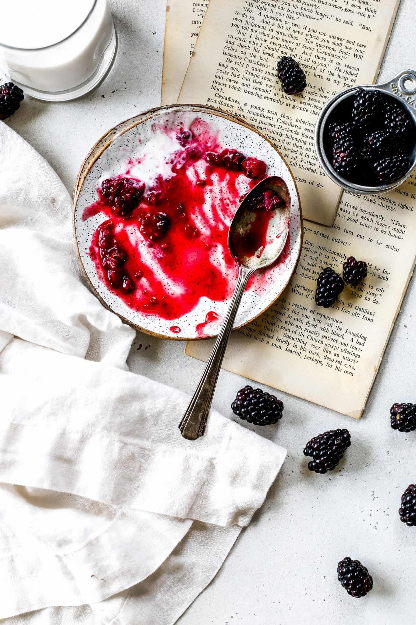 Vegan Blackberry Cobbler