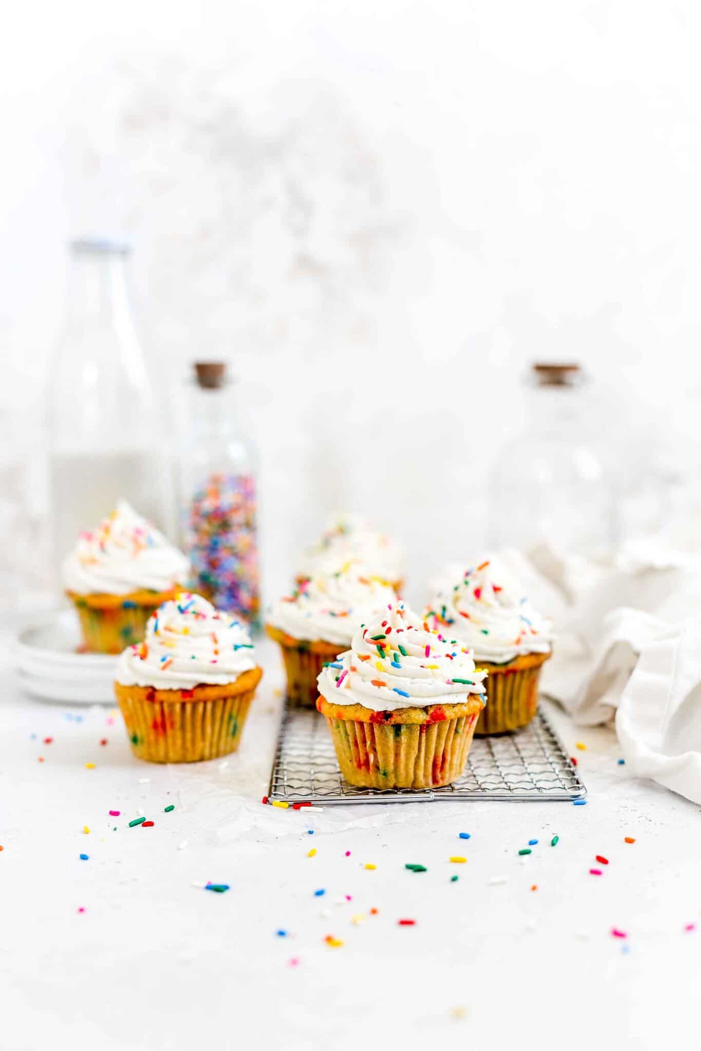 Vegan Funfetti Cupcakes