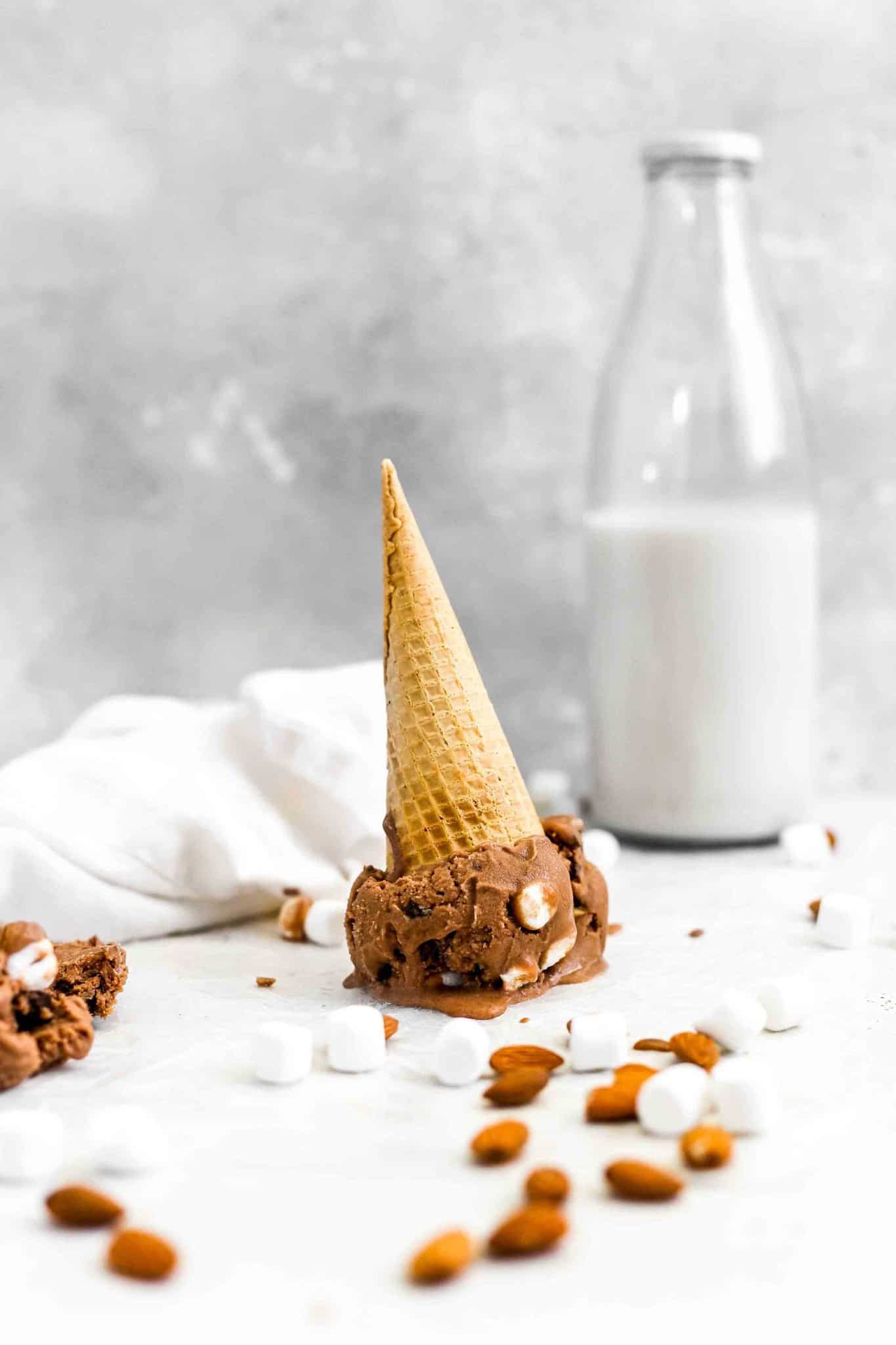 Vegan Rocky Road Ice Cream