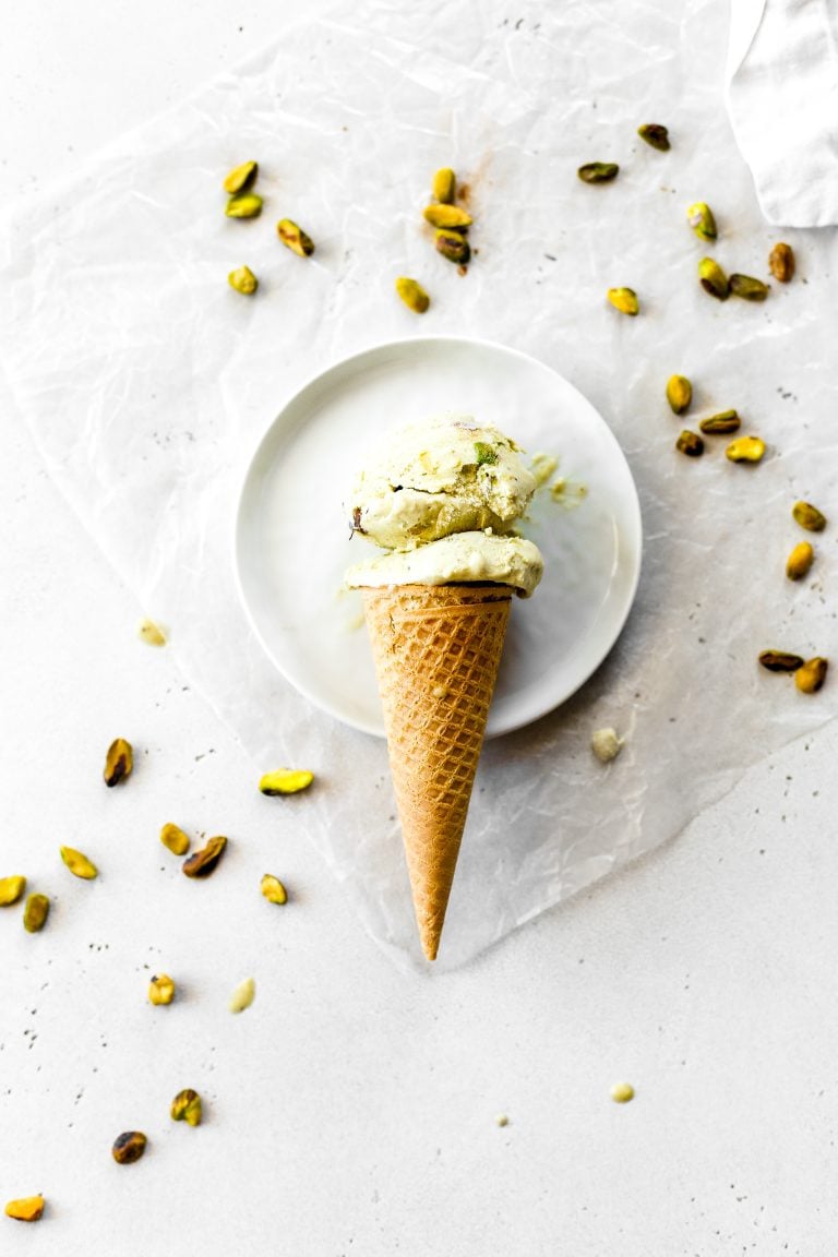 Vegan Pistachio Ice Cream