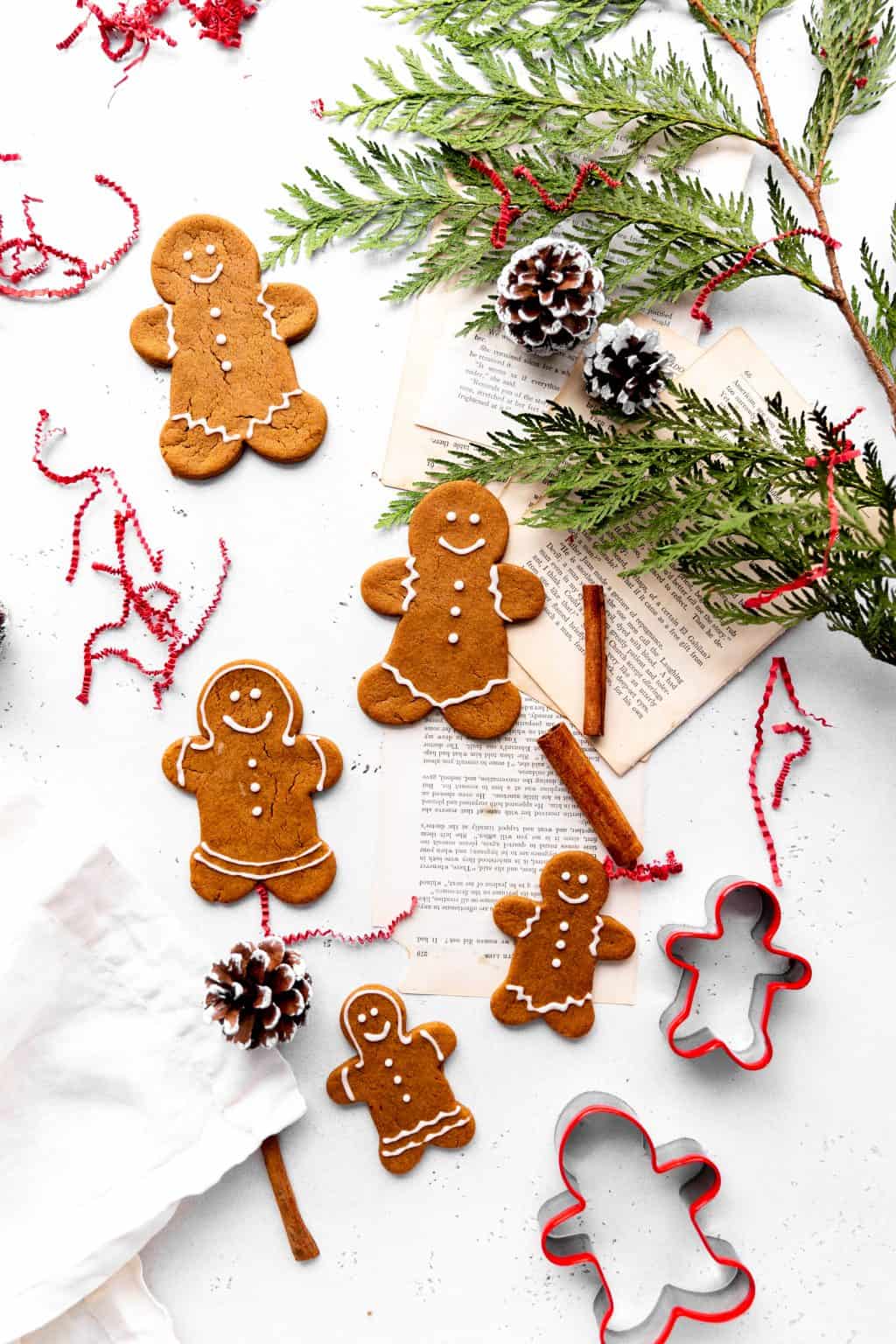 Vegan gingerbread cookies