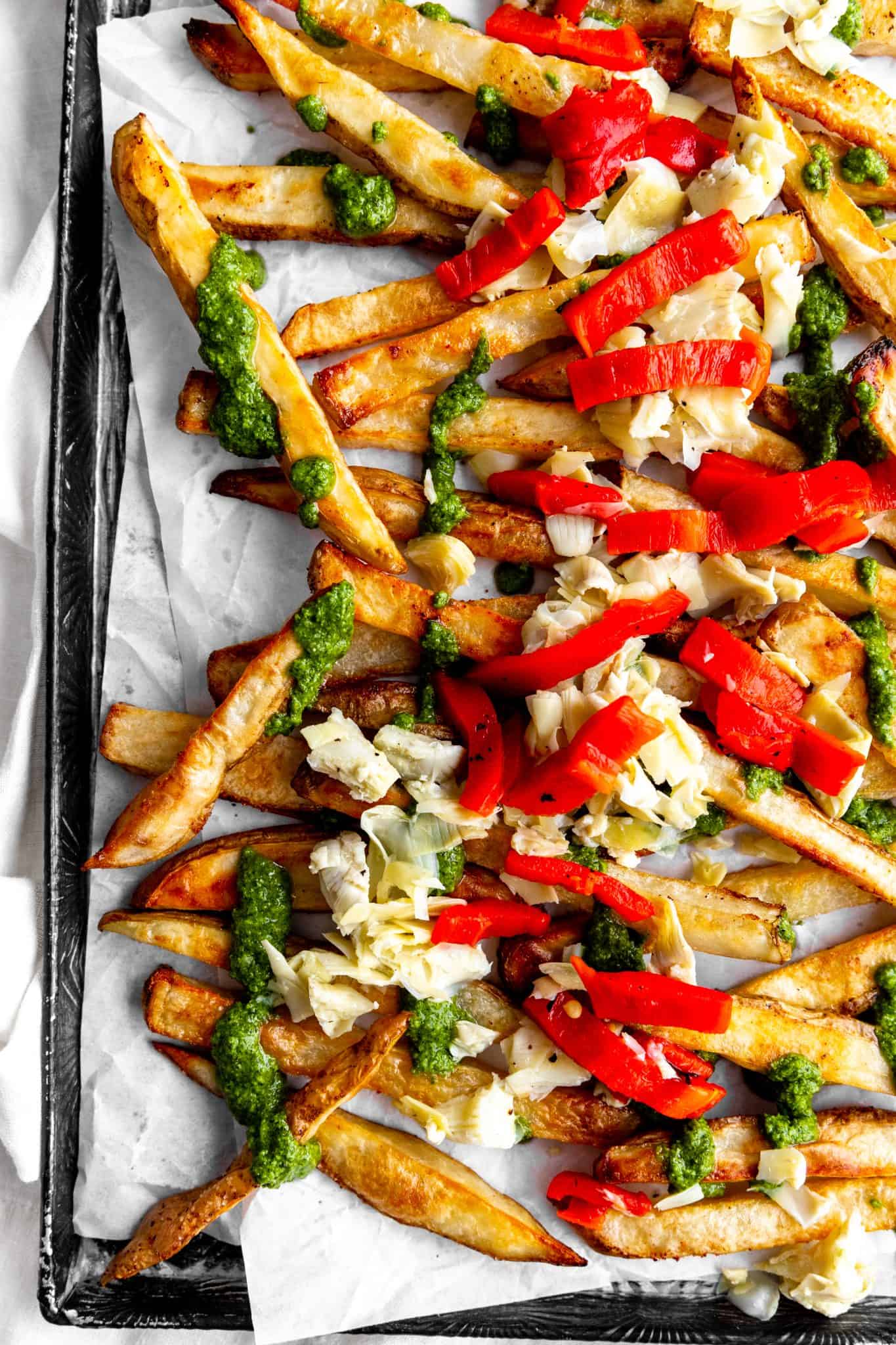 Artichoke Pesto Fries