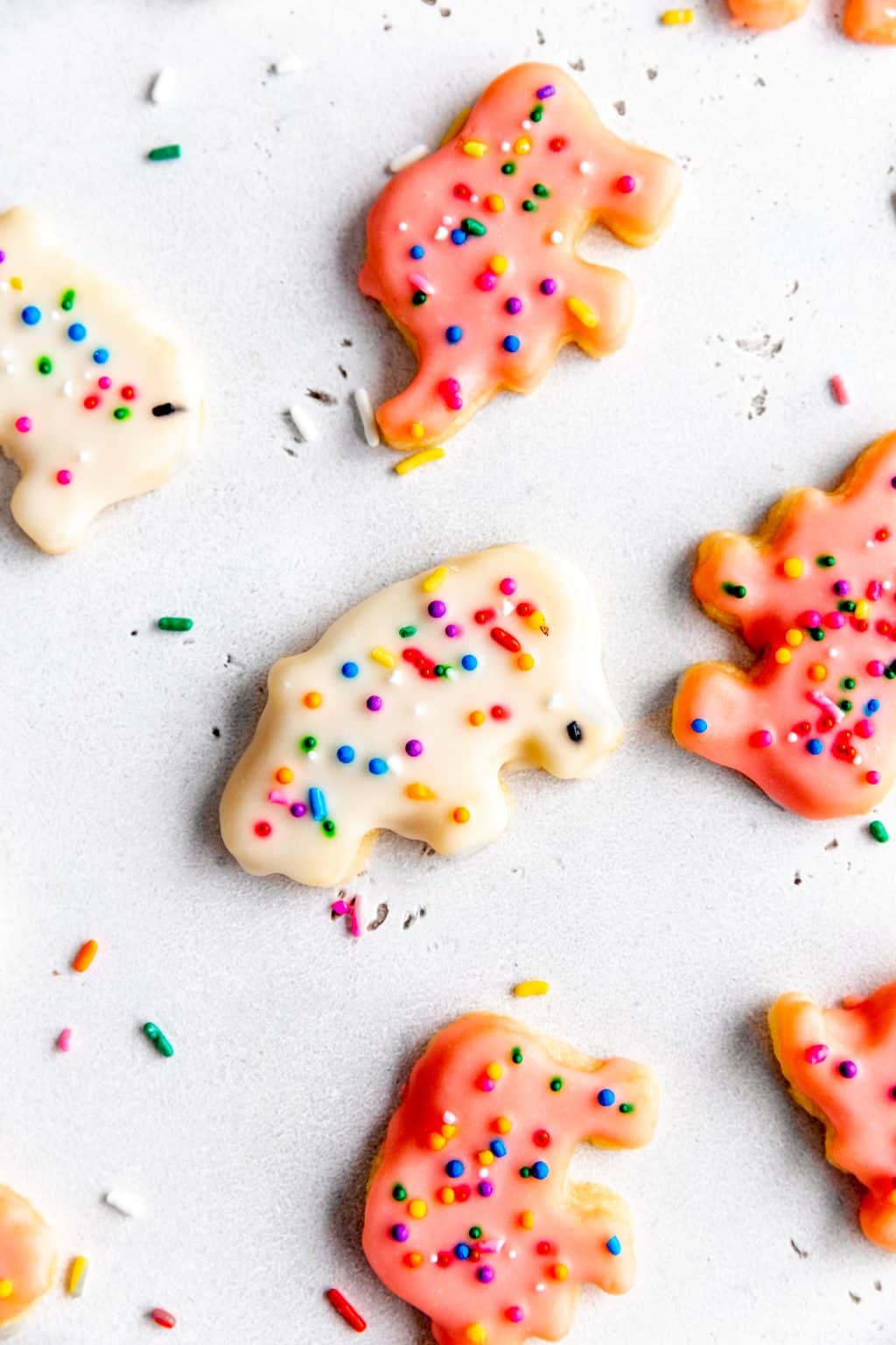 Vegan Frosted Animal Cookies (Mother's Circus Animal Copycat)